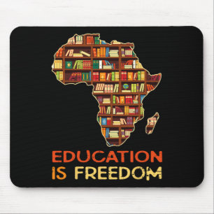 Mousepad Educação é história negra africana na América afri