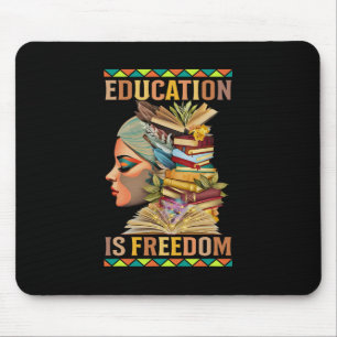 Mousepad Educação É Liberdade História Afro-Americana Negra