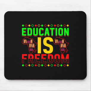 Mousepad Educação É Liberdade História Negra Afro-Americana