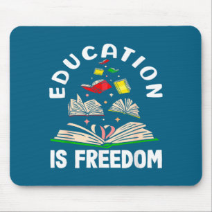 Mousepad Educação é liberdade mês da história negra 