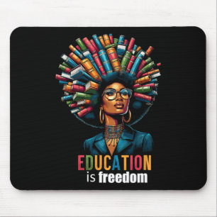 Mousepad Educação É Liberdade Mês da História Negra Profess