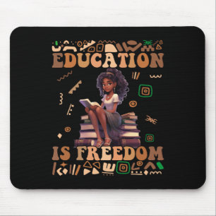Mousepad Educação É Liberdade Mês da História Negra Profess