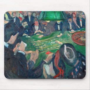 Mousepad Edvard Munch - A Mesa Roulette em Monte Carlo