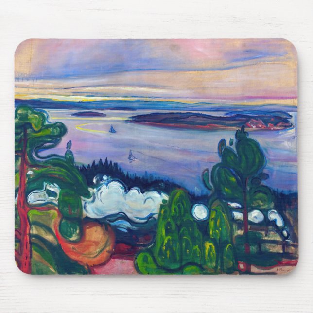 Mousepad Edvard Munch - Comboio Fumado (Frente)