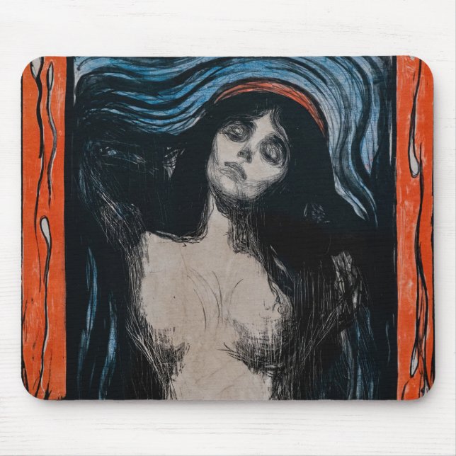 Mousepad Edvard Munch - Madona Litografia (Frente)