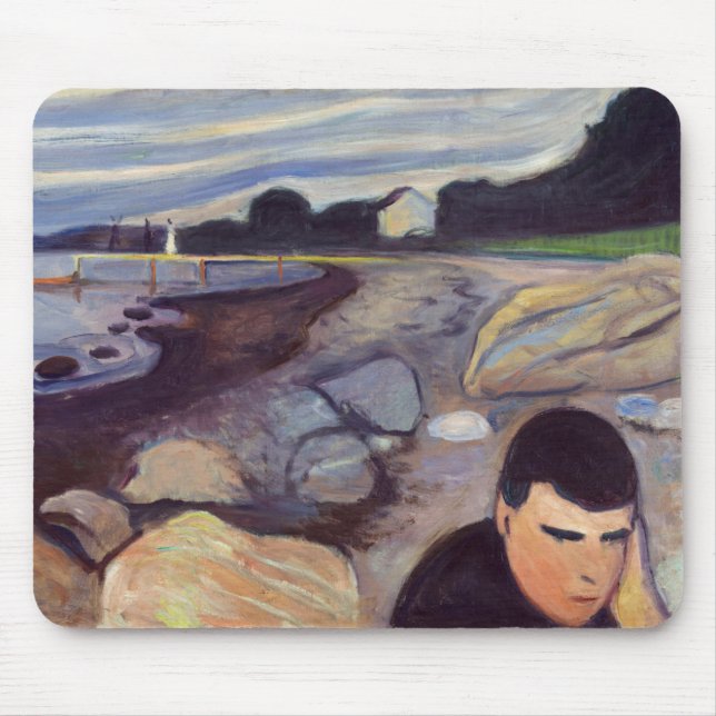Mousepad Edvard Munch - Melancholy (Frente)