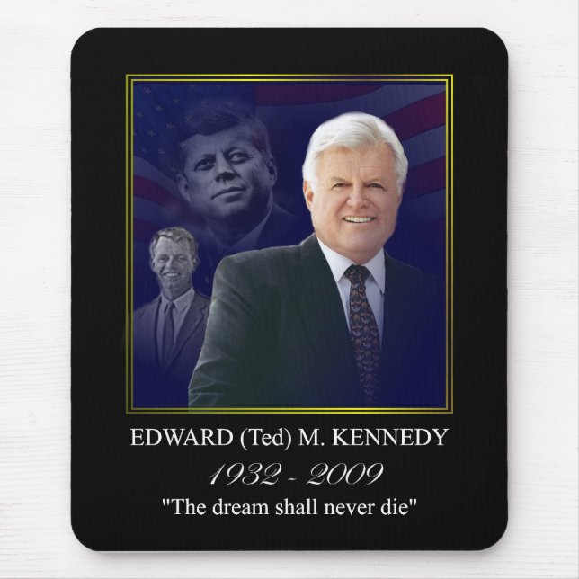 Mousepad Edward (Ted) Kennedy - em Memorium (Frente)