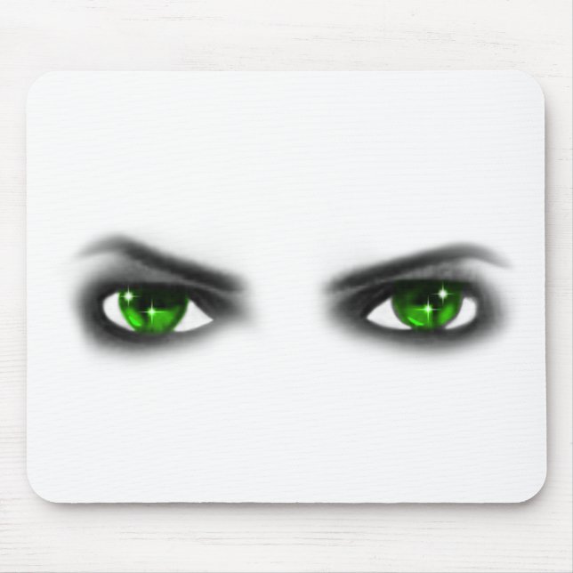 Mousepad Eerie Green Eyes (Frente)