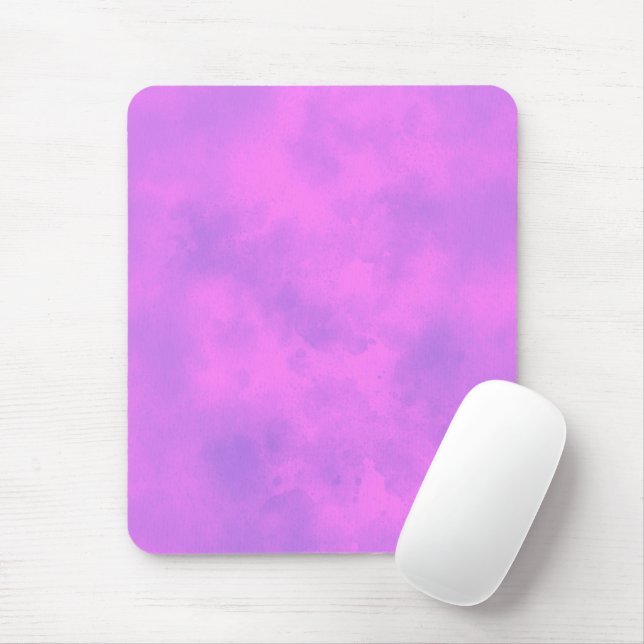 Mousepad Efeito da nuvem de tempestade na moda Rosa (Com mouse)