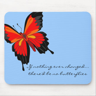 Mousepad efeito de borboleta