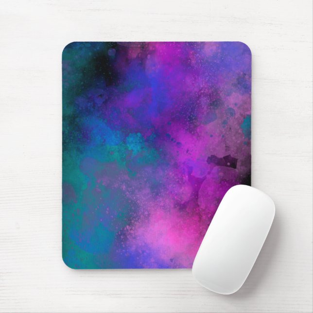 Mousepad Efeito Galaxy Paint Splatter (Com mouse)