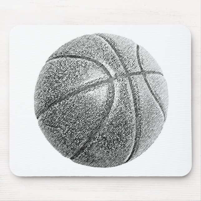 Mousepad Efeito Lápis de Basquete (Frente)