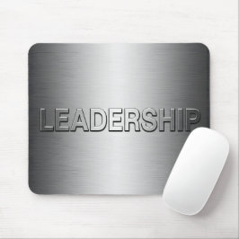 Mousepad Efeito Metálico em Aço Escovado Liderança Moderna 