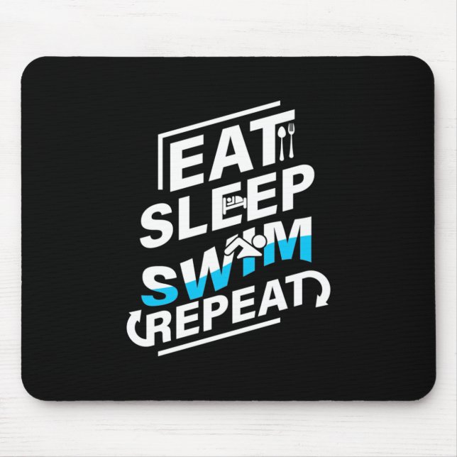 Mousepad Efetue a Natação de latência (Frente)