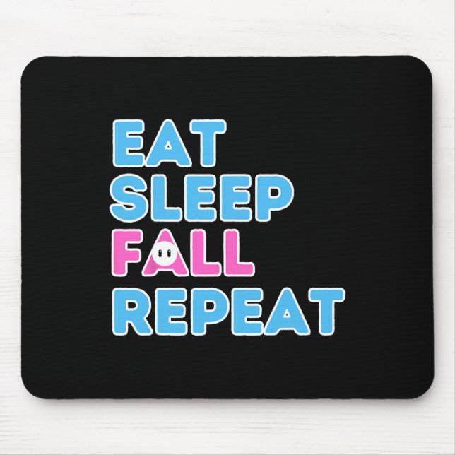 Mousepad Efetue a queda, repita o jogo de vídeo Cara Video  (Frente)