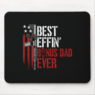 Mousepad Effin Bonus Pai Ever Pai Gun Rights American Fla