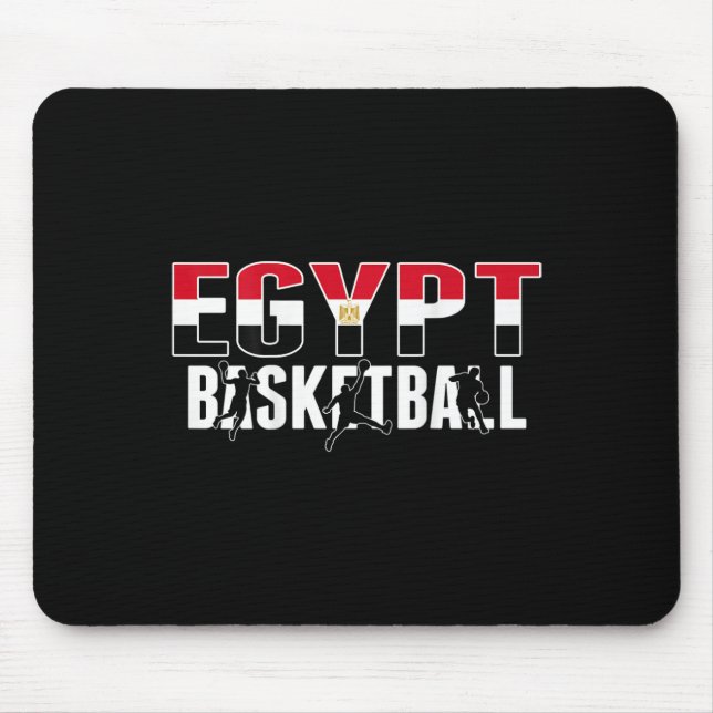 Mousepad Egípcio Fãs de Basquete Jersey Ortodia do Esporte  (Frente)
