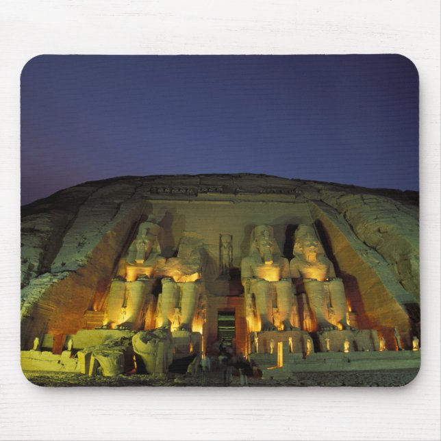 Mousepad Egito, Abu Simbel, figuras do Colossal de Ramsés (Frente)