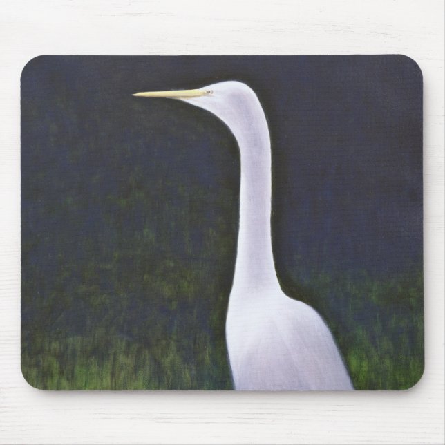 Mousepad Egret branco (Frente)