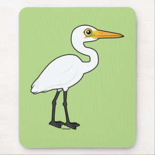 Mousepad Egret de Excelente Birdorável