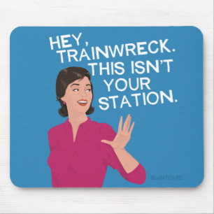Mousepad Ei, destroço. Esta não é a sua estação.