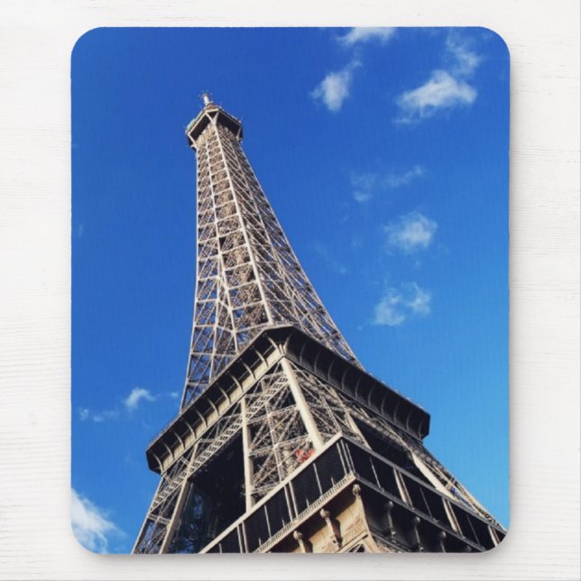 Mousepad Eiffel Tower Paris Europe Viagem (Frente)