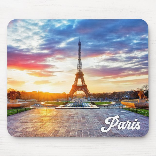Mousepad Eiffel Tower, Paris, França (Frente)