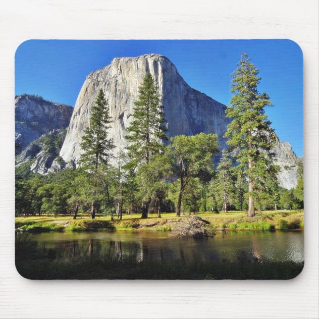 Mousepad EL Capitan e rio de Merced no parque de Yosemite (Frente)