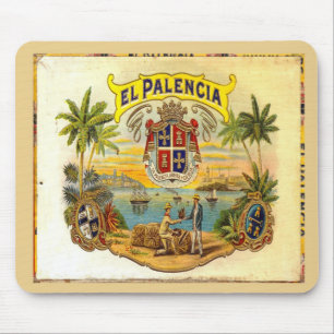 Mousepad EL Palencia 2 da tampa da caixa de charuto
