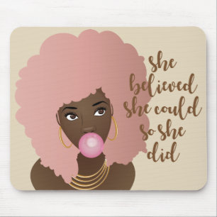 Mousepad "Ela Acreditava Que Podia Fazê-Lo", Pad Do Rato