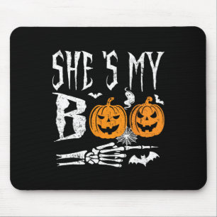 Mousepad Ela é a minha Matança de Halloween do Pumpkin Skel
