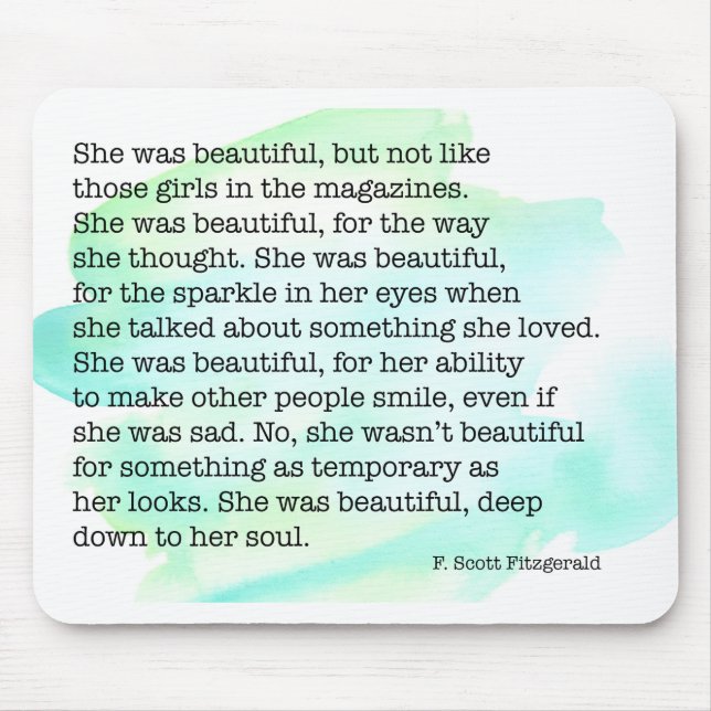 Mousepad Ela Era Bonita (Frente)