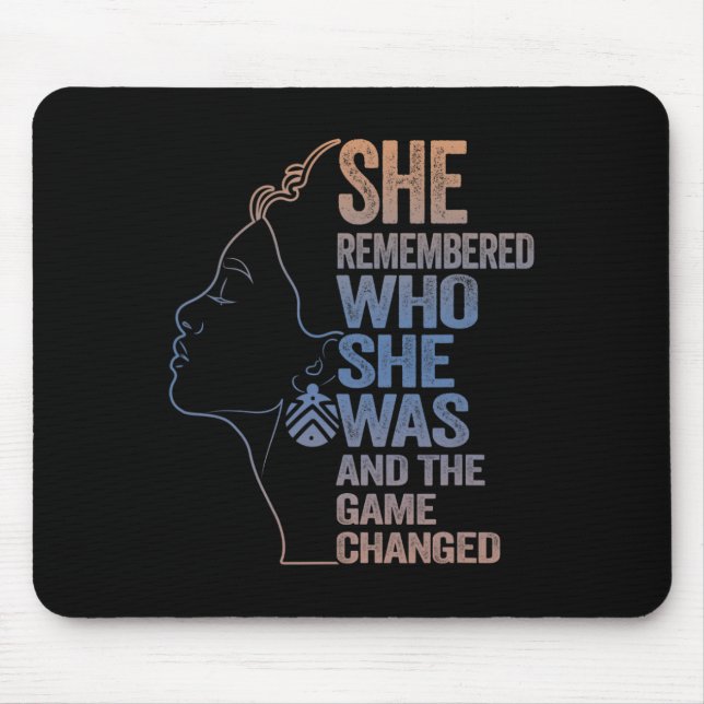 Mousepad Ela Lembrou Quem Era E O Jogo Mudou 3 (Frente)