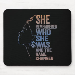 Mousepad Ela Lembrou-Se De Quem Era E O Jogo Mudou