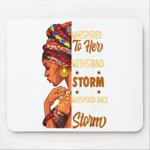 Mousepad Ela Sussurrou De Volta Eu Sou A Tempestade Históri