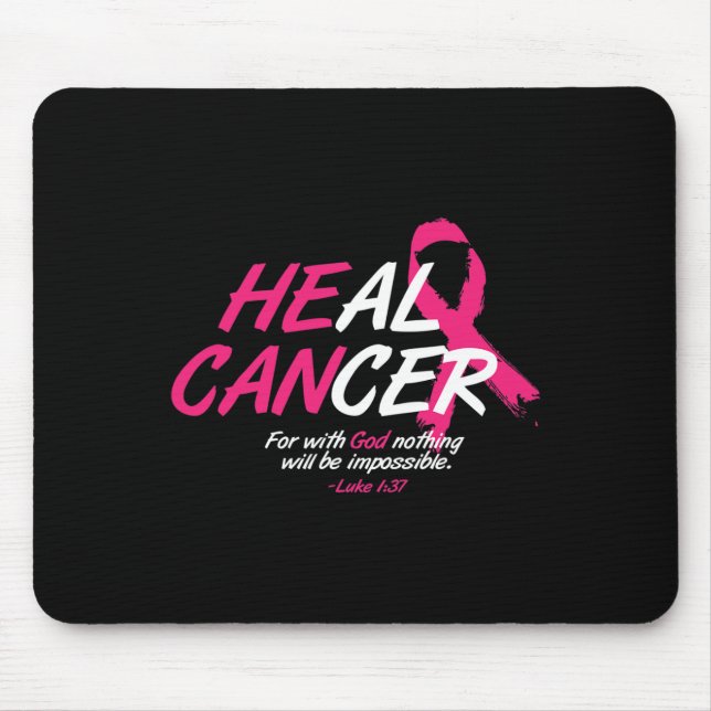 Mousepad Ele Consegue Curar Cancer Uma Consciência Incrível (Frente)