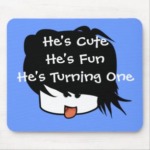 Mousepad Ele é bonito, é um que está virando um