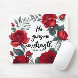 Mousepad Ele Me Dá Uma Nova Força