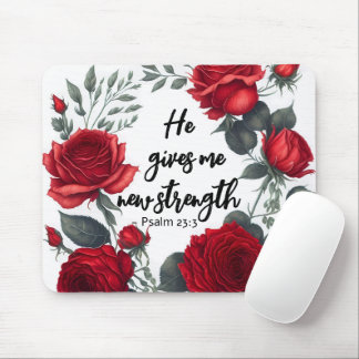 Mousepad Ele Me Dá Uma Nova Força