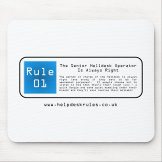 Mousepad ELE regras do serviço de informações