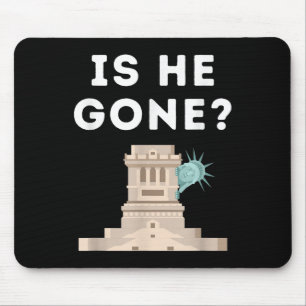 Mousepad Ele Se Foi À Estátua Da Liberdade Engraçado Anti T