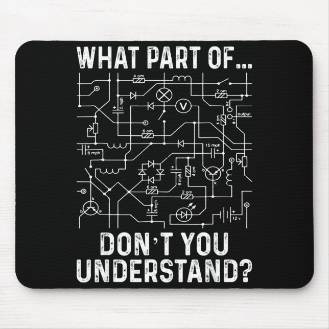 Mousepad Electrical Engineering Electrical Engineer Men  (Frente)