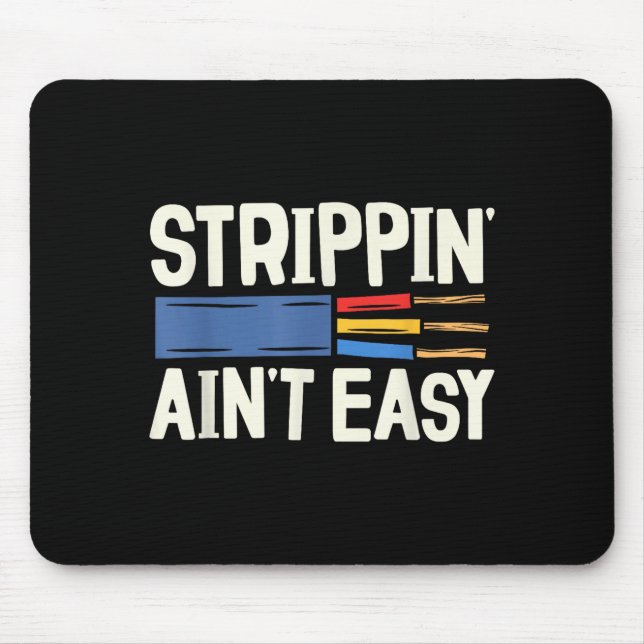 Mousepad Electrician N Ain't Easy Dad Grandpa Papa Fathers  (Frente)