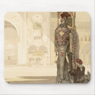 Mousepad Elefante cerimonial, "do livro da selva" por Rud