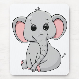 Mousepad Elefante Cute