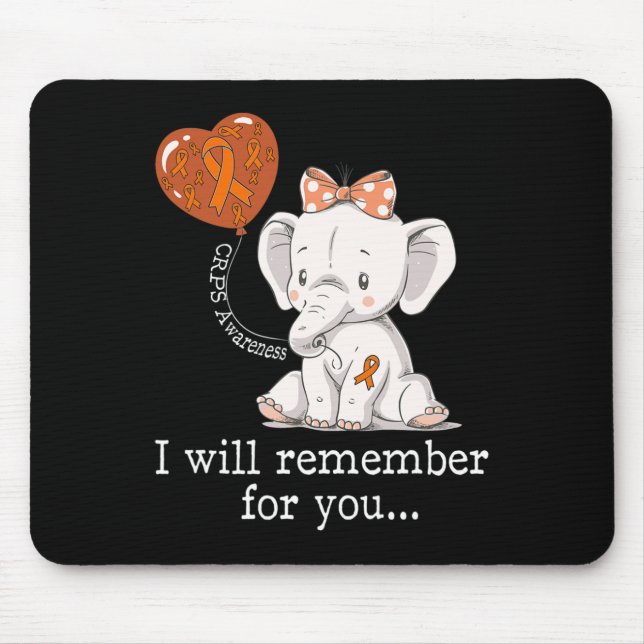 Mousepad Elefante de consciência CRPS (Frente)