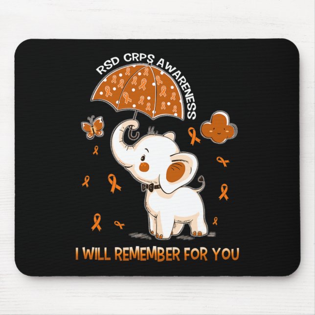 Mousepad Elefante De Consciência Do Rsd Crps 1 (Frente)