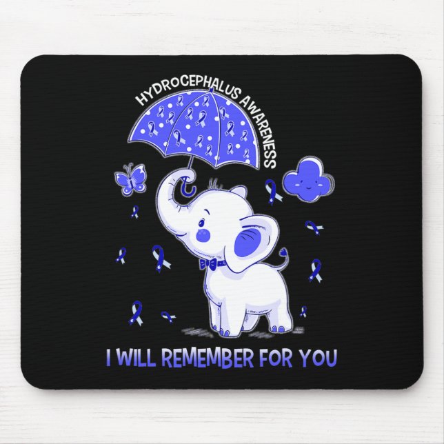 Mousepad Elefante de Consciência Hidrocefalia (Frente)