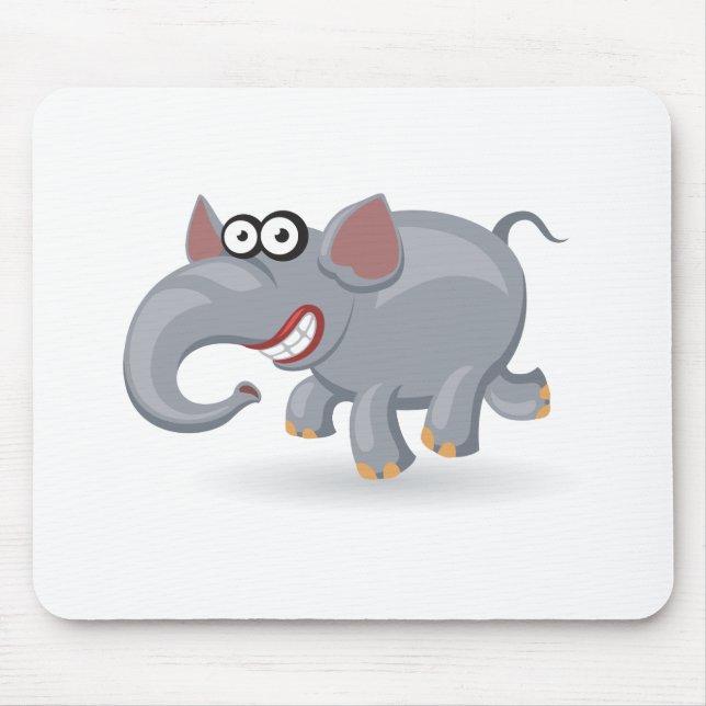Mousepad Elefante do bebê dos desenhos animados (Frente)