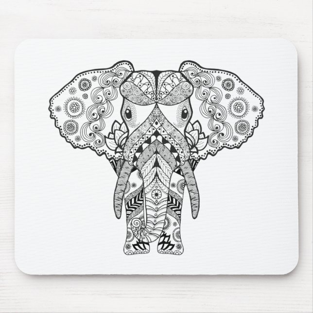 Mousepad Elefante do estilo (Frente)